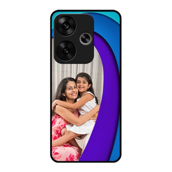 Poco F6 5G Custom Glass Phone CaseSimple Pattern Design