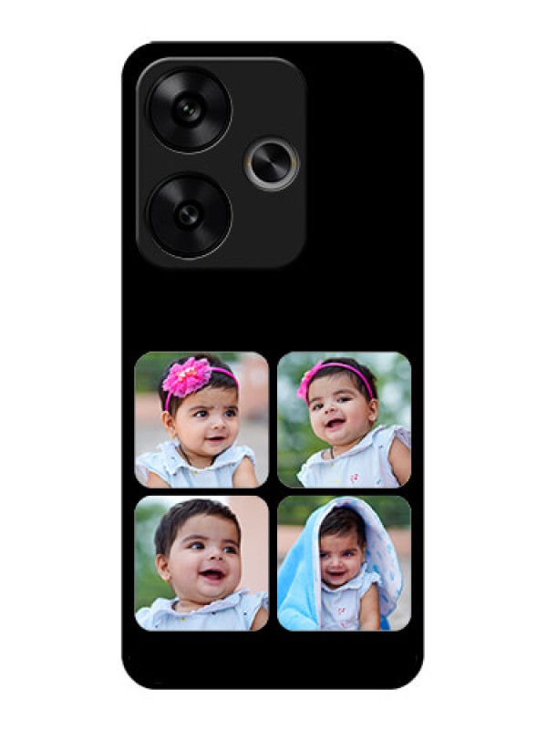 Custom Poco F6 5G Custom Glass Phone CaseMultiple Pictures Design