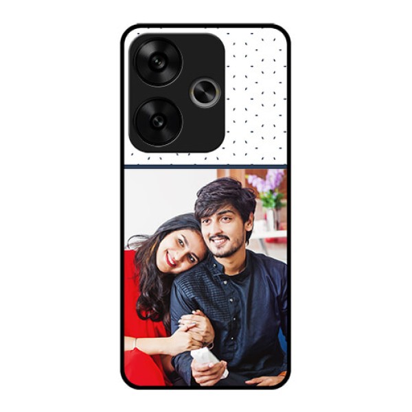 Poco F6 5G Custom Glass Phone CasePremium Dot Design