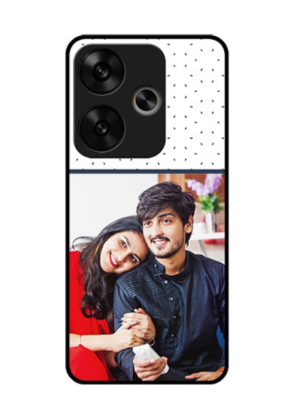 Poco F6 5G Custom Glass Phone CasePremium Dot Design