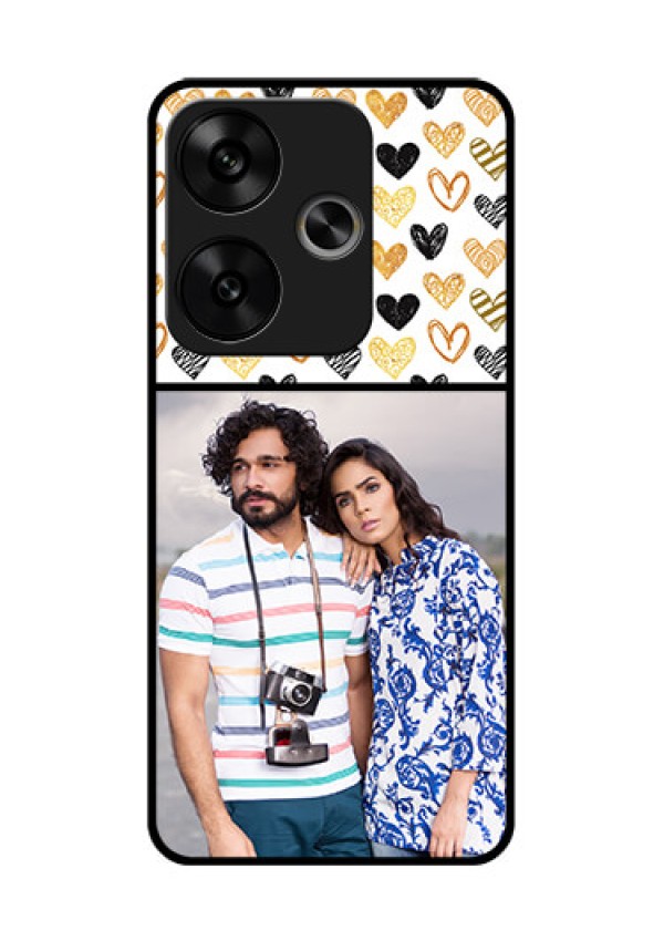 Poco F6 5G Custom Glass Phone CaseLove Symbol Design