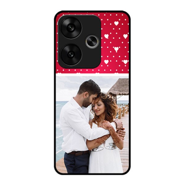 Poco F6 5G Custom Glass Phone CaseHearts Mobile Case Design Poco F6 5G Custom Glass Phone CaseHearts Mobile Case Design