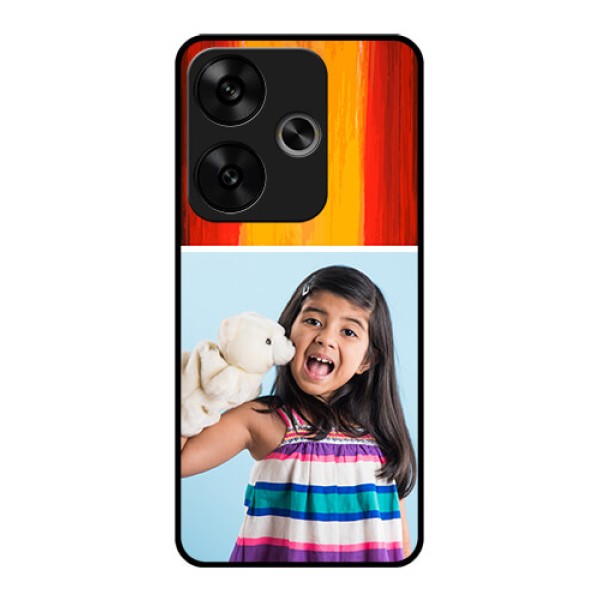 Poco F6 5G Custom Glass Phone CaseMulti Color Design
