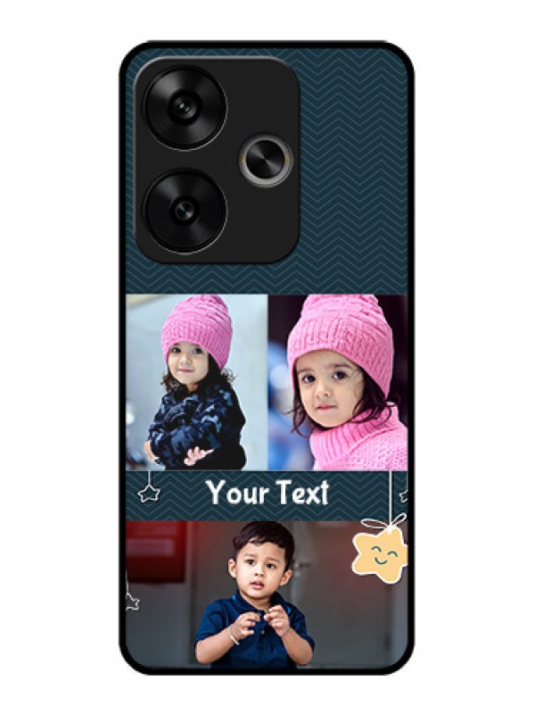 Custom Poco F6 5G Custom Glass Phone CaseHanging Stars Design