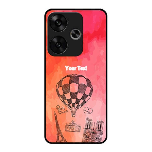 Poco F6 5G Custom Glass Phone CaseParis Theme Design