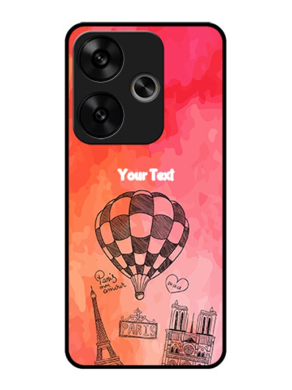 Custom Poco F6 5G Custom Glass Phone CaseParis Theme Design