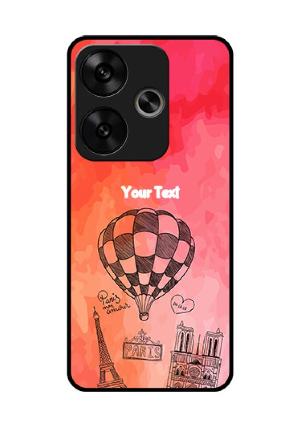 Poco F6 5G Custom Glass Phone CaseParis Theme Design