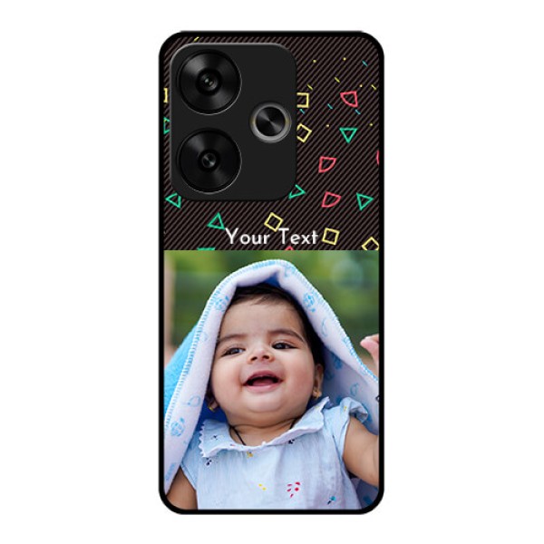 Poco F6 5G Custom Glass Phone CaseWith Confetti Birthday Design Poco F6 5G Custom Glass Phone CaseWith Confetti Birthday Design