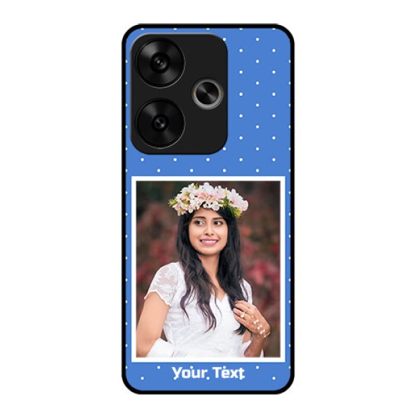 Poco F6 5G Custom Glass Phone CasePolka Dots Design