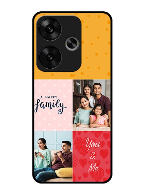 Custom Poco F6 5G Custom Glass Phone CaseImages With Quotes Design