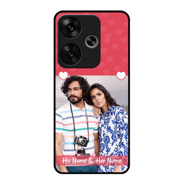 Poco F6 5G Custom Glass Phone CaseSimple Love Design