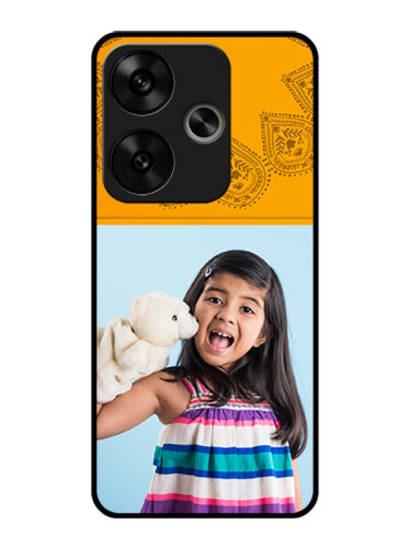 Custom Poco F6 5G Custom Glass Phone CasePhoto Wedding Design