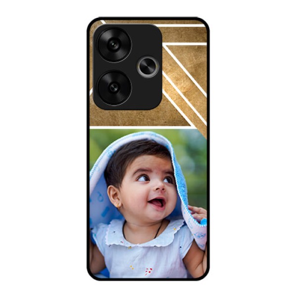 Poco F6 5G Custom Glass Phone CaseGradient Abstract Texture Design Poco F6 5G Custom Glass Phone CaseGradient Abstract Texture Design