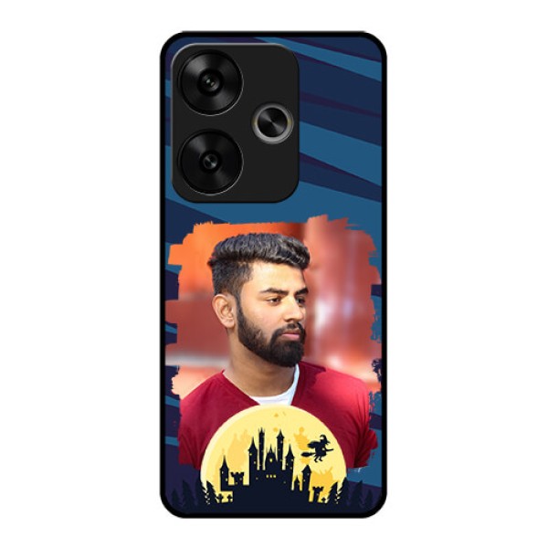 Poco F6 5G Custom Glass Phone CaseHalloween Witch Design