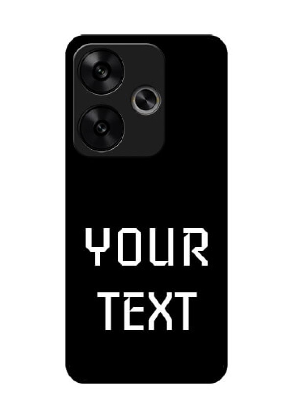 Poco F6 5G Custom Glass Phone CaseYour Name Design