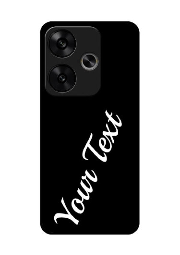 Poco F6 5G Custom Glass Phone CaseWith Your Name Design