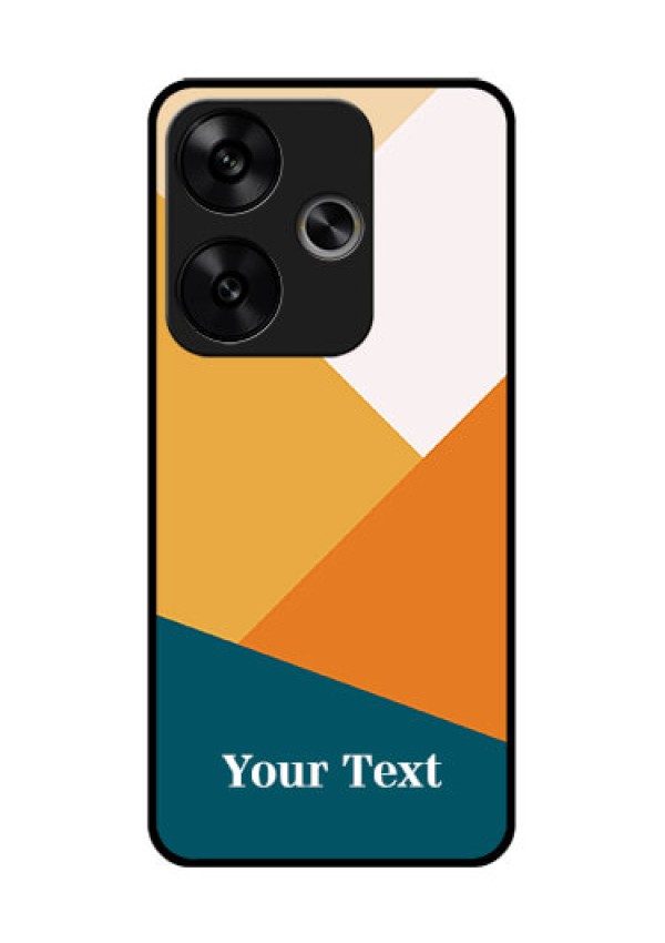 Poco F6 5G Custom Glass Phone CaseStacked Multi - Colour Design