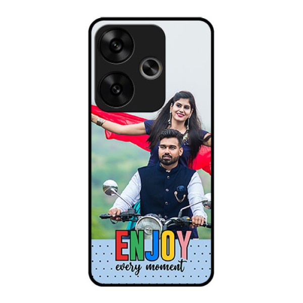 Poco F6 5G Custom Glass Phone CaseEnjoy Every Moment Design Poco F6 5G Custom Glass Phone CaseEnjoy Every Moment Design