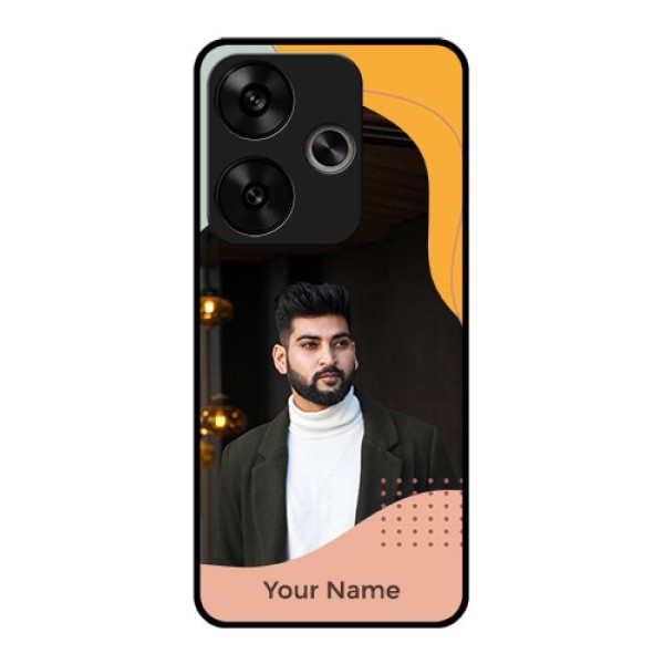 Poco F6 5G Custom Glass Phone CaseTri - Coloured Overlay Design Poco F6 5G Custom Glass Phone CaseTri - Coloured Overlay Design