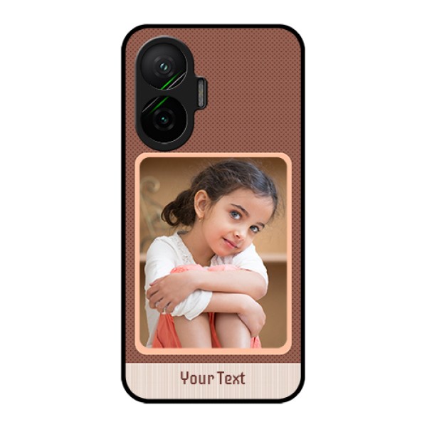 Poco F7 5G Custom Glass Phone Case - Simple Pic Upload Design