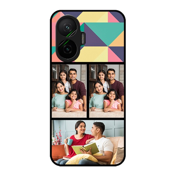 Poco F7 5G Custom Glass Phone Case - Bulk Pic Upload Design