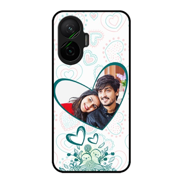 Poco F7 5G Custom Glass Phone Case - Premium Couple Design
