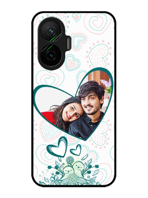 Custom Poco F7 5G Custom Glass Phone Case - Premium Couple Design
