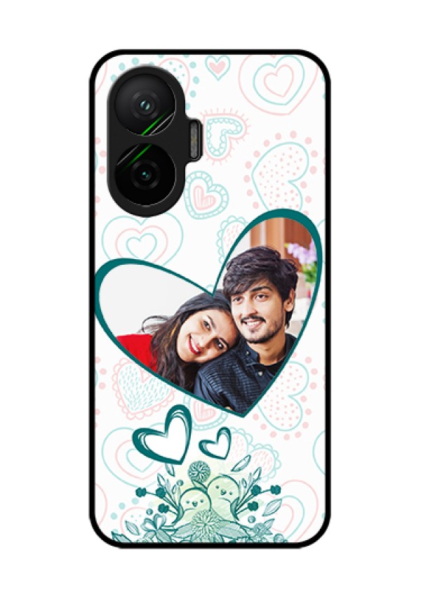 Poco F7 5G Custom Glass Phone Case - Premium Couple Design