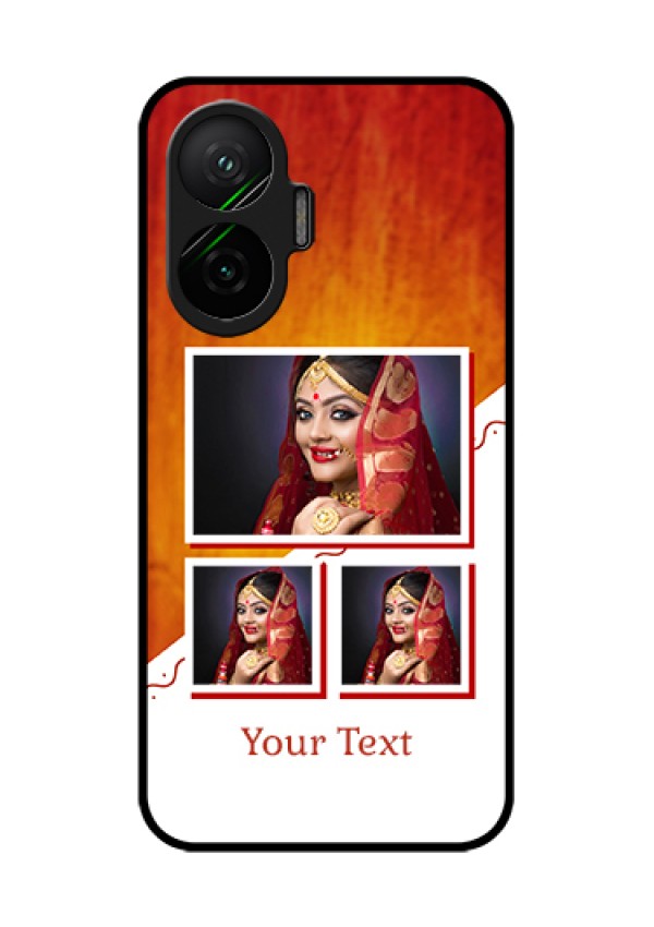 Poco F7 5G Custom Glass Phone Case - Wedding Memories Design