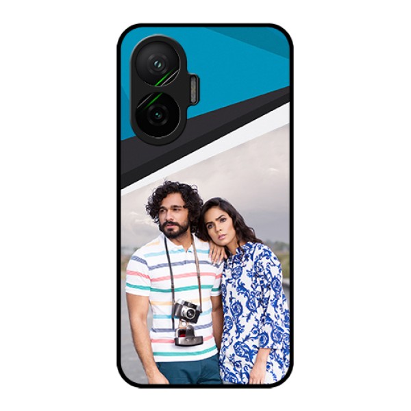 Poco F7 5G Custom Glass Phone Case - Simple Pattern Photo Upload Design Poco F7 5G Custom Glass Phone Case - Simple Pattern Photo Upload Design