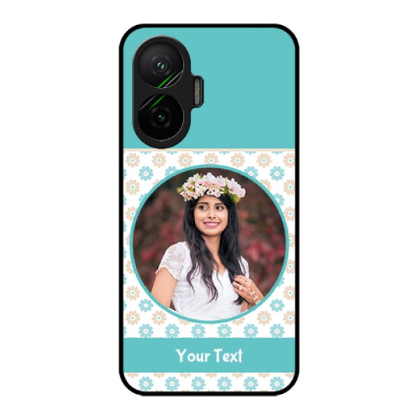 Poco F7 5G Custom Glass Phone Case - Beautiful Flowers Design