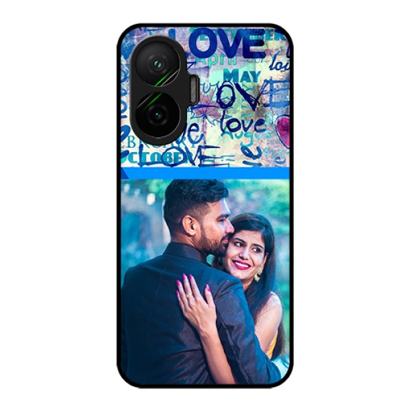 Poco F7 5G Custom Glass Phone Case - Colorful Love Design