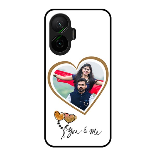 Poco F7 5G Custom Glass Phone Case - You & Me Design