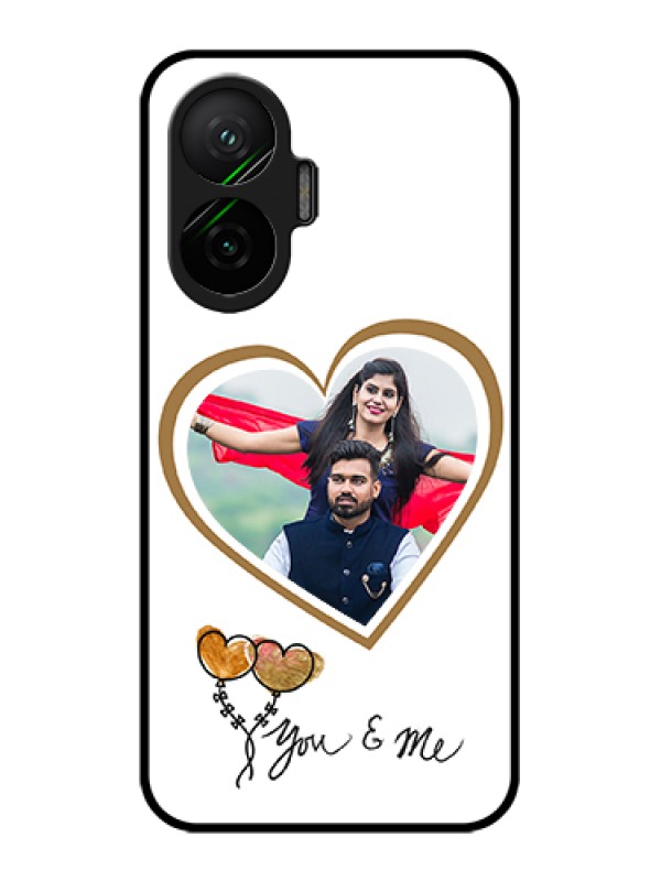 Custom Poco F7 5G Custom Glass Phone Case - You & Me Design