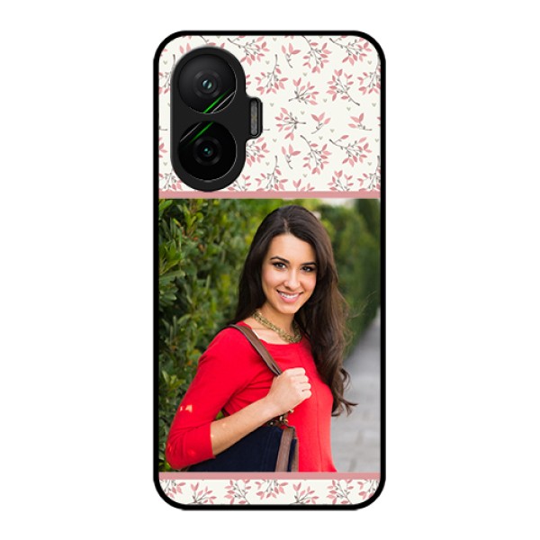 Poco F7 5G Custom Glass Phone Case - Stunning Floral Design