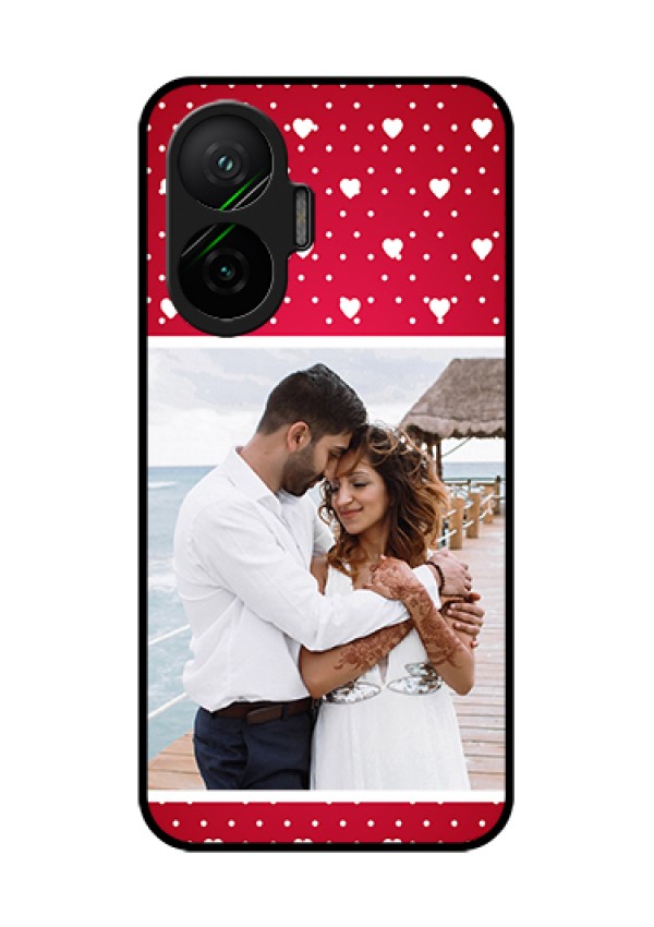 Poco F7 5G Custom Glass Phone Case - Hearts Mobile Case Design