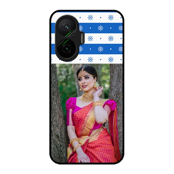 Poco F7 5G Custom Glass Phone Case - Snow Pattern Design