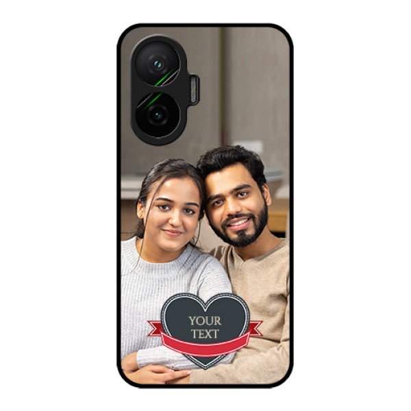 Poco F7 5G Custom Glass Phone Case - Just Married Couple Design Poco F7 5G Custom Glass Phone Case - Just Married Couple Design