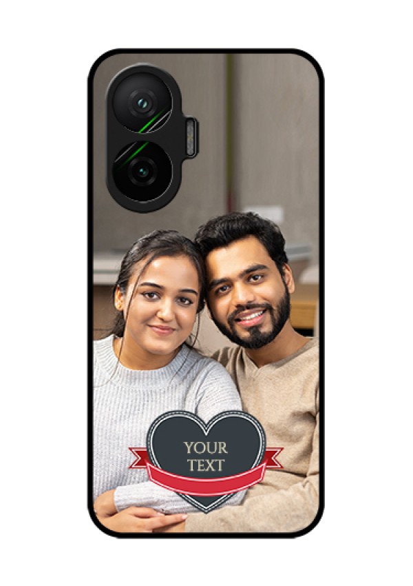 Poco F7 5G Custom Glass Phone Case - Just Married Couple Design