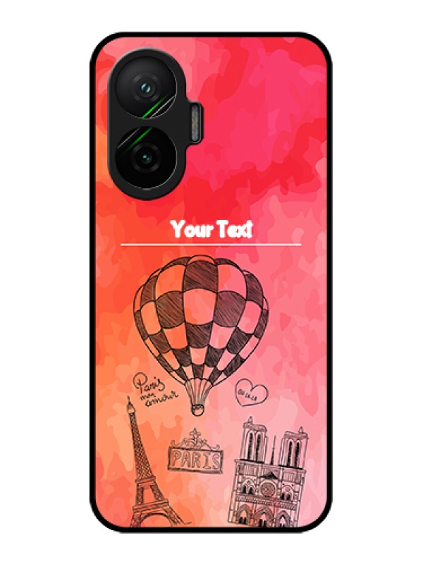 Custom Poco F7 5G Custom Glass Phone Case - Paris Theme Design