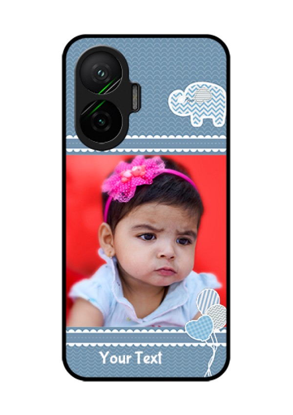 Poco F7 5G Custom Glass Phone Case - With Kids Pattern Design