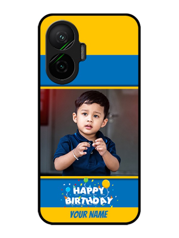 Custom Poco F7 5G Custom Glass Phone Case - Birthday Wishes Design