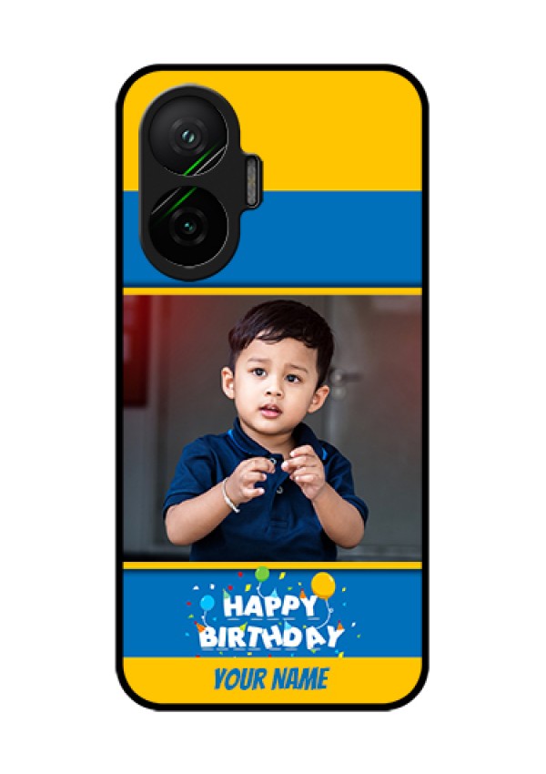 Poco F7 5G Custom Glass Phone Case - Birthday Wishes Design
