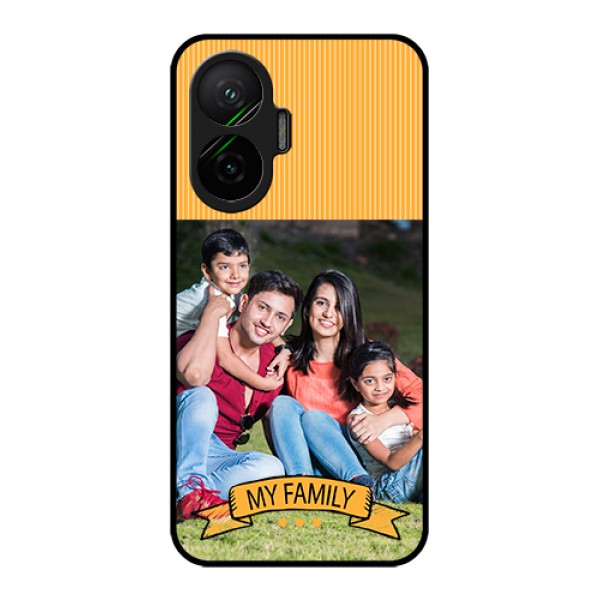 Poco F7 5G Custom Glass Phone Case - My Family Design