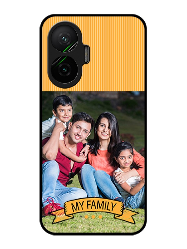 Custom Poco F7 5G Custom Glass Phone Case - My Family Design