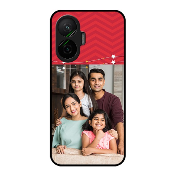 Poco F7 5G Custom Glass Phone Case - Happy Family Design