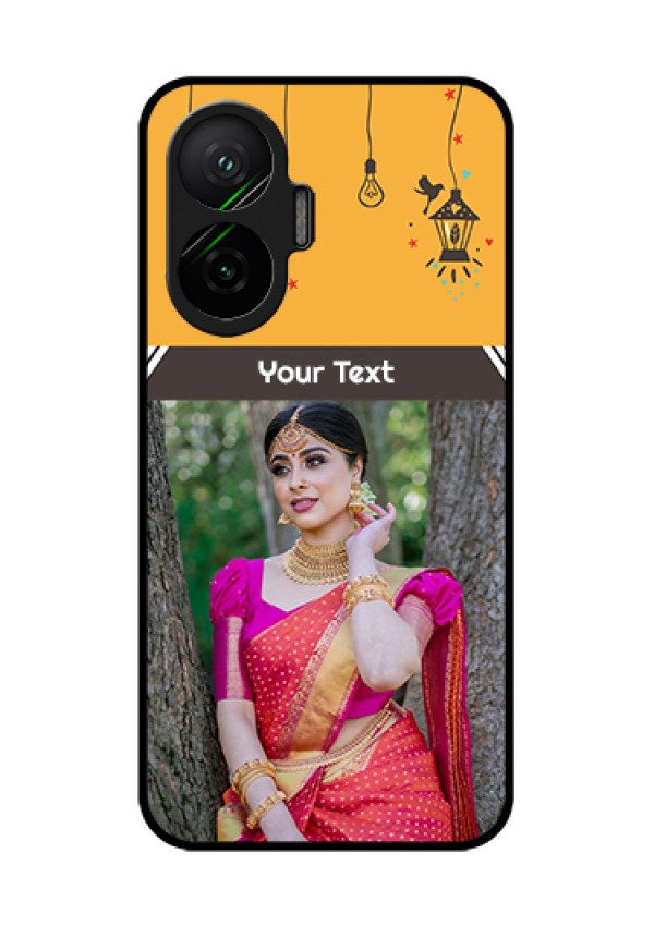 Poco F7 5G Custom Glass Phone Case - With Family Picture And Icons