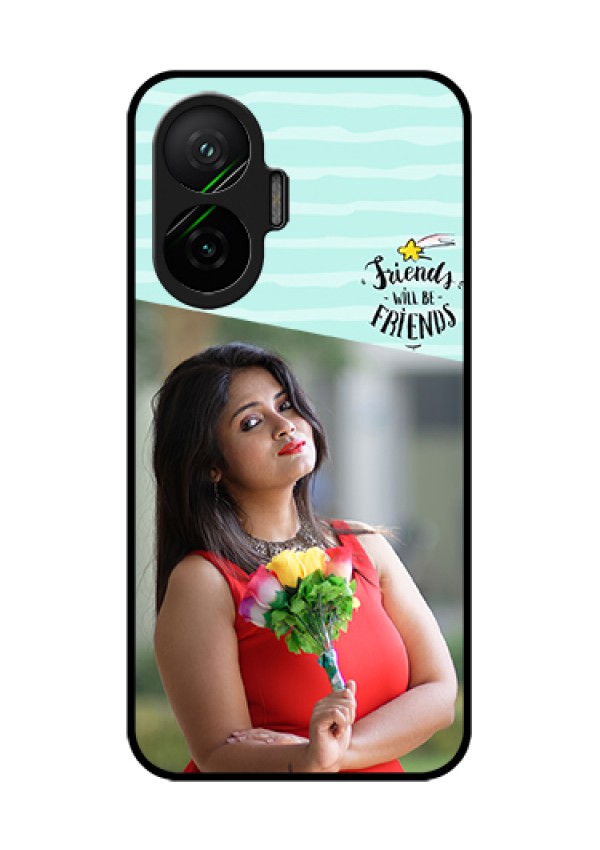 Poco F7 5G Custom Glass Phone Case - Friends Picture Icon Design