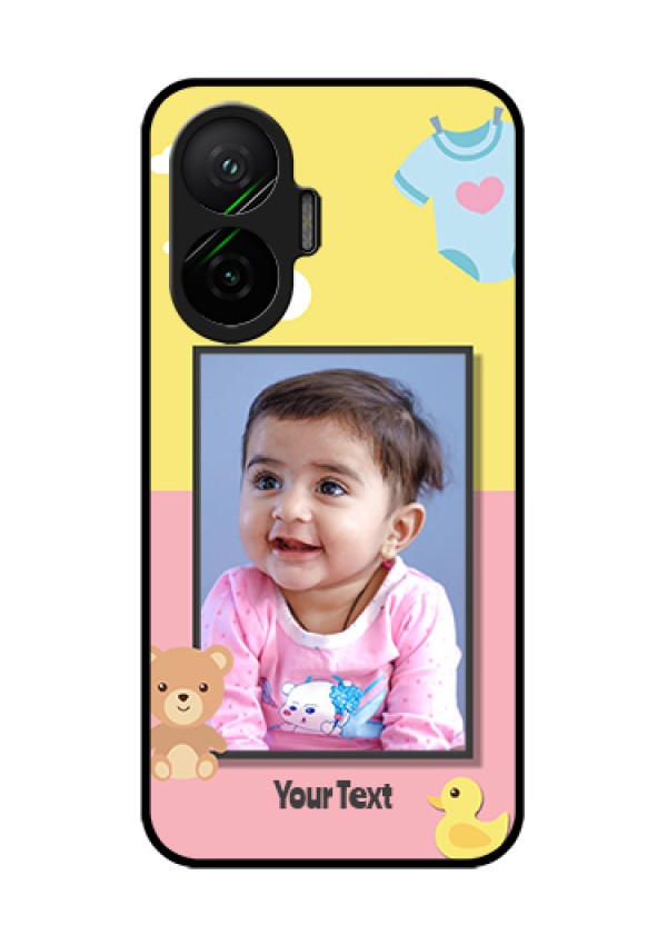 Poco F7 5G Custom Glass Phone Case - Kids 2 Color Design