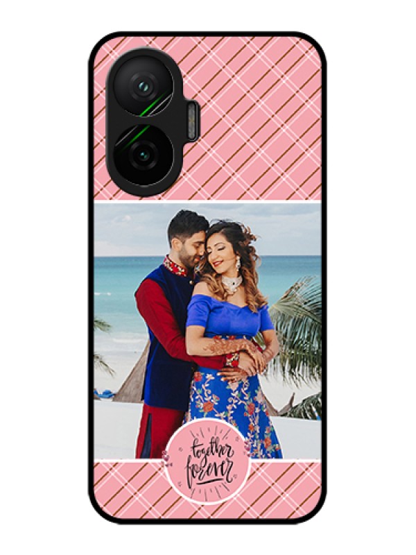 Custom Poco F7 5G Custom Glass Phone Case - Together Forever Design